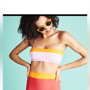 Flagpole NYC Lori Bikini Top Bandeau size XS. Gentley worn:)